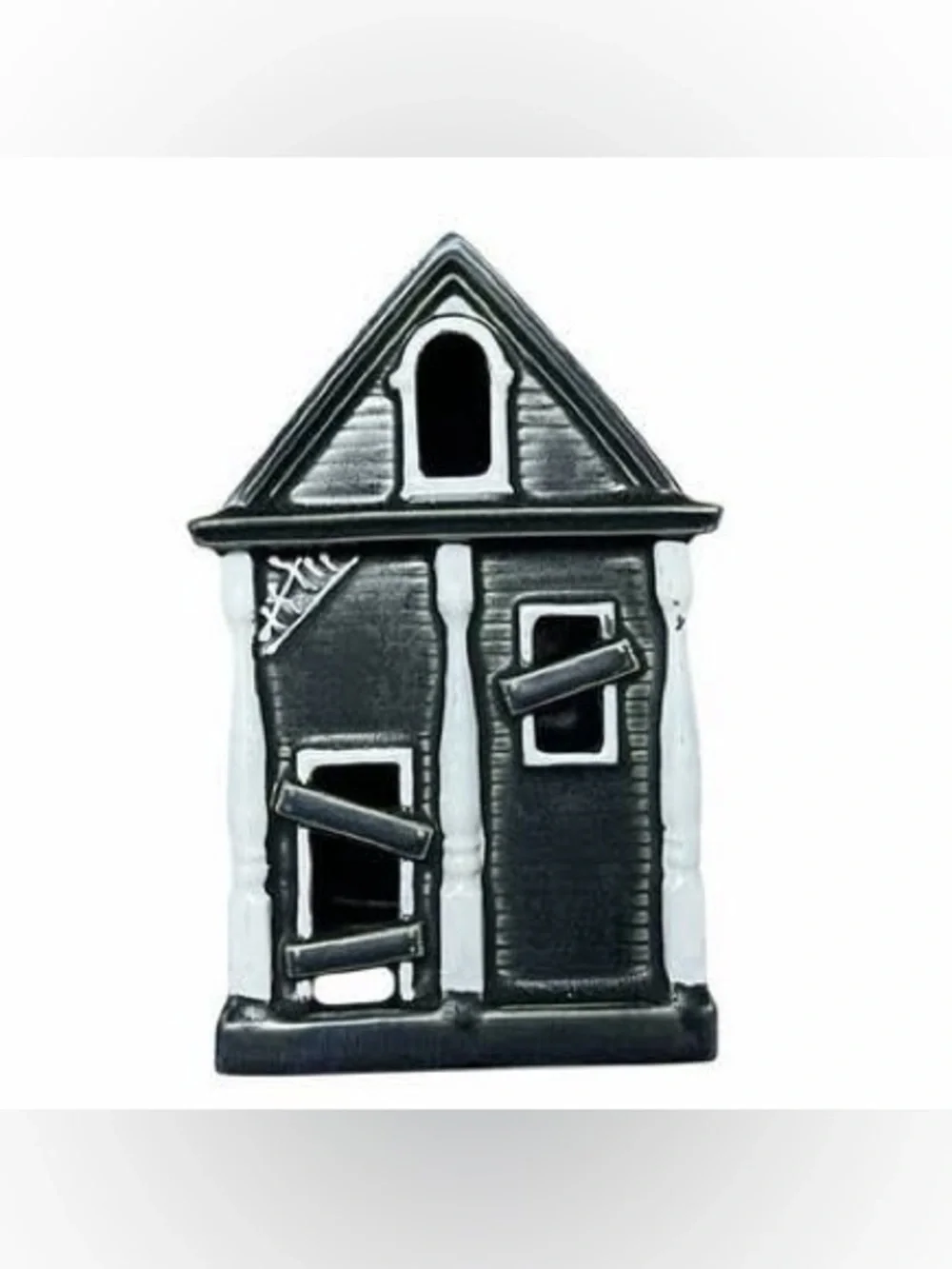 Pottery Barn Ceramic Haunted House ~ Small Version 🕷️